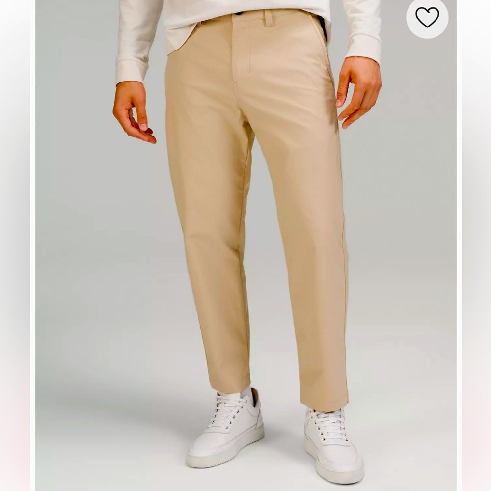 Lululemon men’s stretch performance chinos golf pants- no size tag see photos